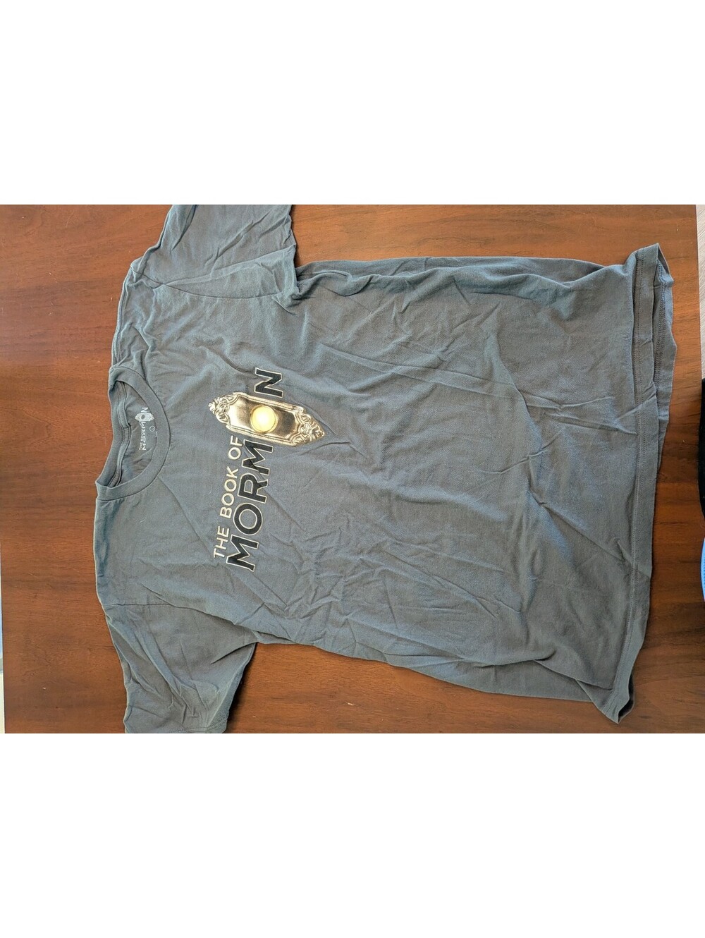 The Book of Mormon Musical Graphic T-Shirt | Size Large | Gray